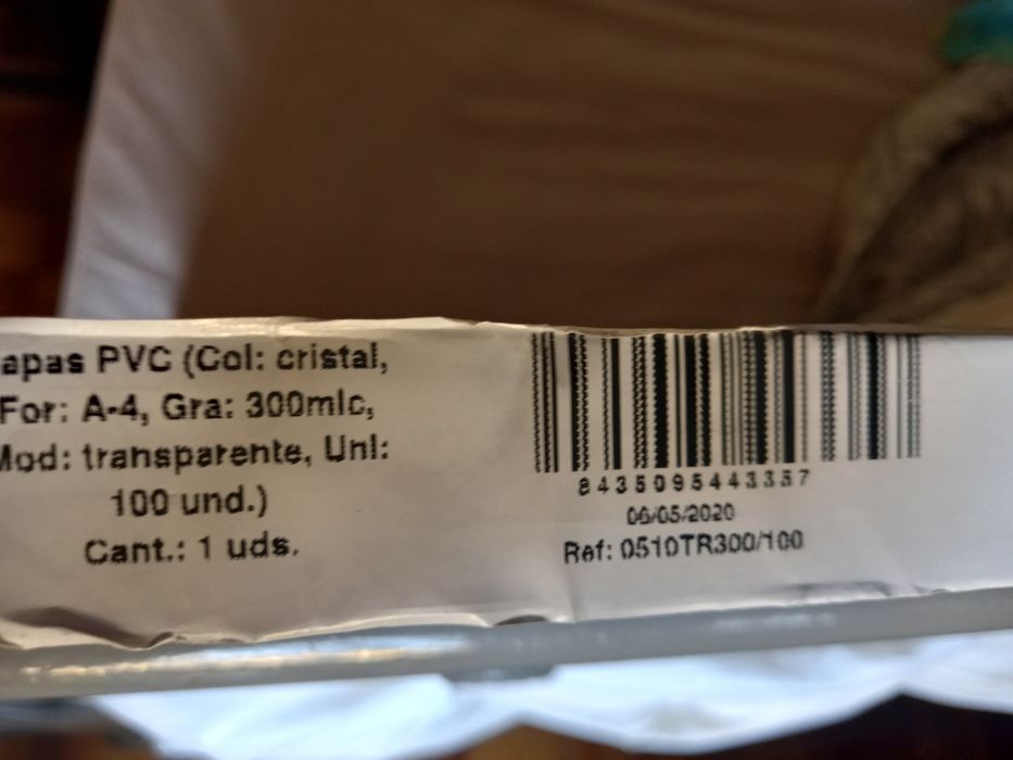 Folhas A4 acetato cristal 300 mic - 100folhas.