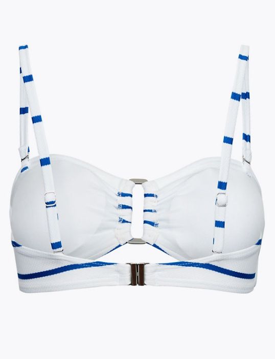 КОЛЛЕКЦИЯ M&S Лиф бикини-бандо в полоску р.22 с подкладкой