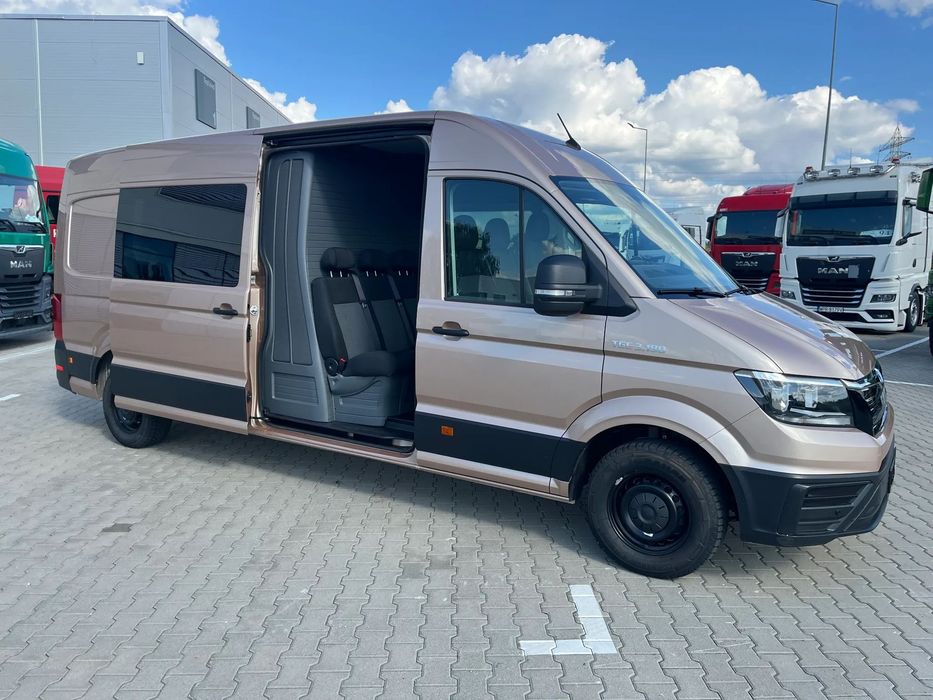 MAN TGE 3.180  Salon PL, nowa zabudowa brygadowa 7 osób KOMFORT Carpol
