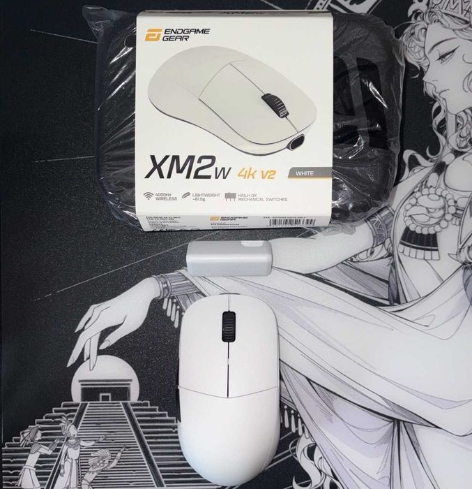 Миша Endgame Gear XM2w 4k v2 Wireless White (PGW-EG-MOU-080)