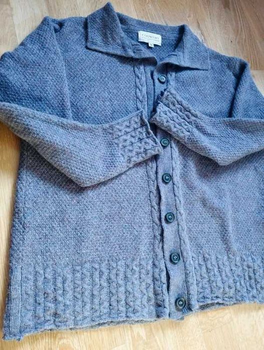 Wełniany sweter Country Collection, rozmiar M