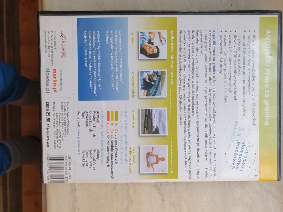 Audio kurs j.angielskiego - 2 cd Audio.