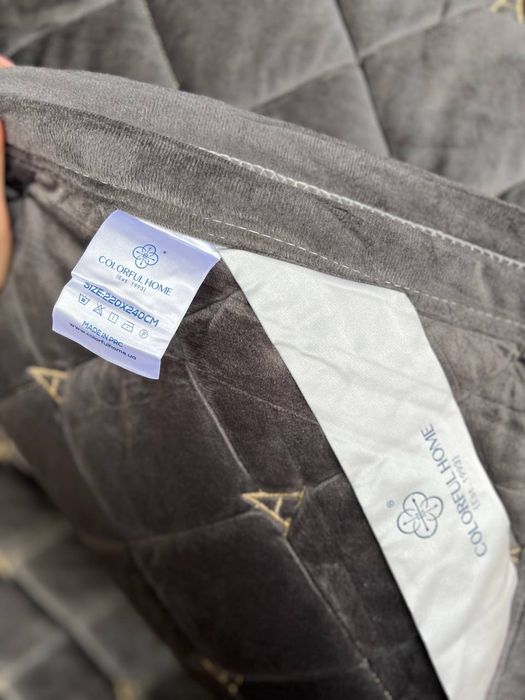 Плед покривало велюрове бабовна