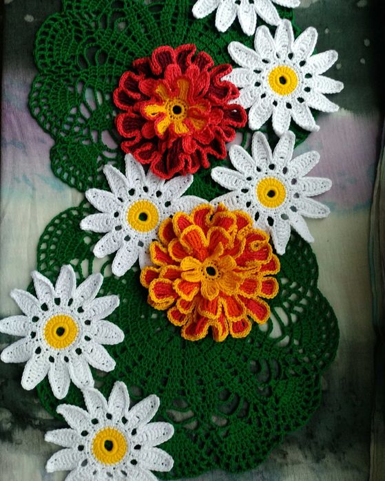 В'язанi квiти (ручна робота)