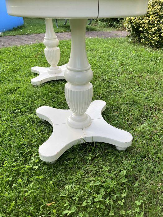 Szafki nocne białe, stolik nocny, DIY