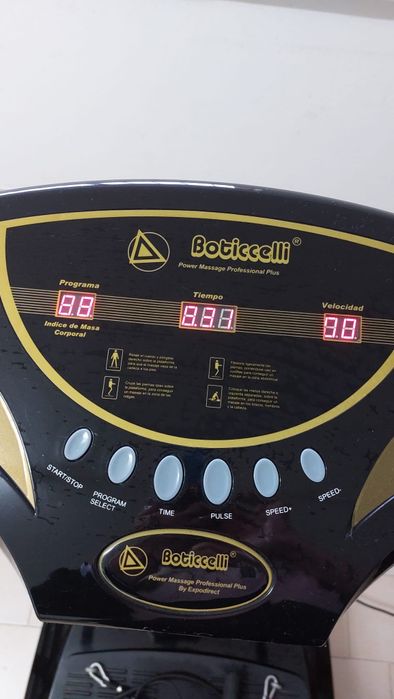 Plataforma vibratória 1100w + 2 tensores