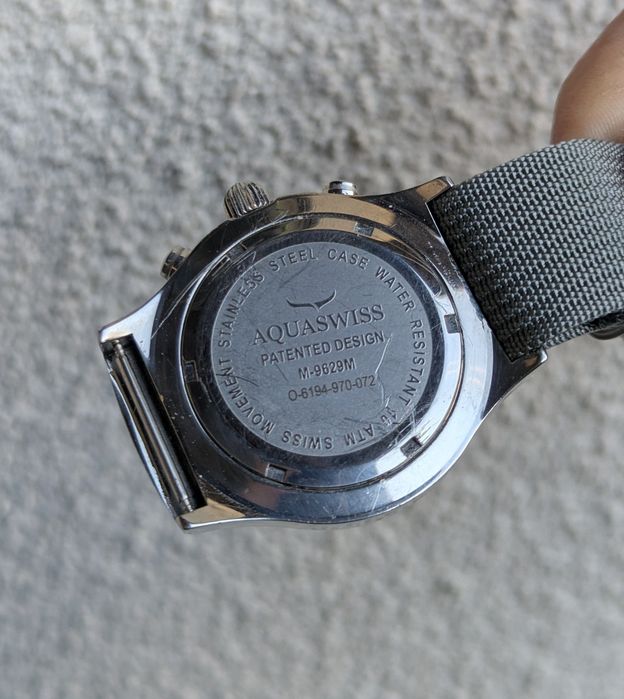 Годинник AquaSwiss Chronograph швейцарський чоловічий