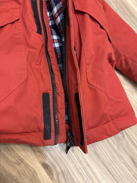 Czerwona kurtka gruba zimowa M