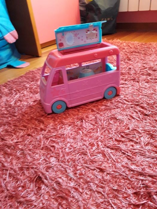 Brinquedo - Polly Pocket auto caravana