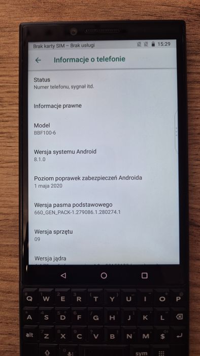 Blackberry Key 2 6/128 GB  BBF100-6