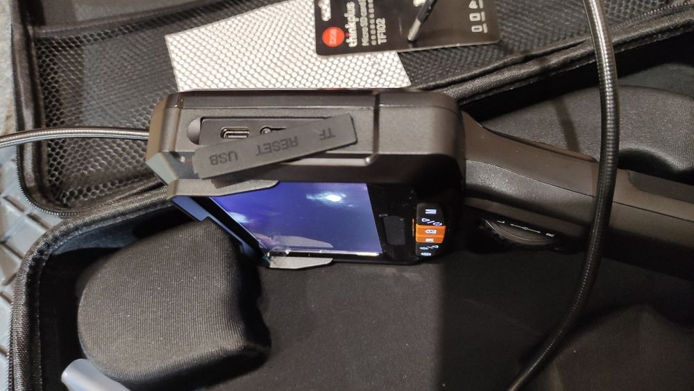 Эндоскоп для Автосервиса с экраном и аккумулятором +SD карта