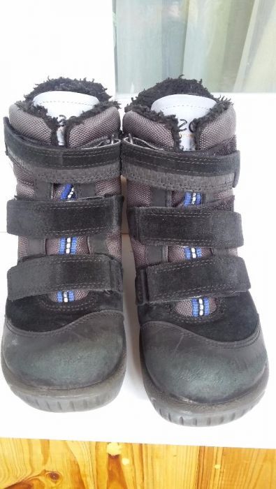 Сапожки на мальчика зимние ECCO 29 размер стелька 18 см