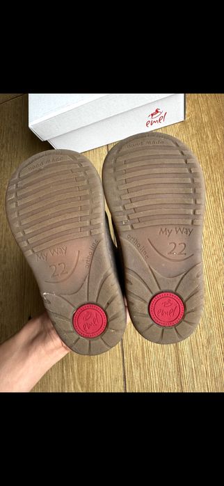 Buty roczki Emel skorzane