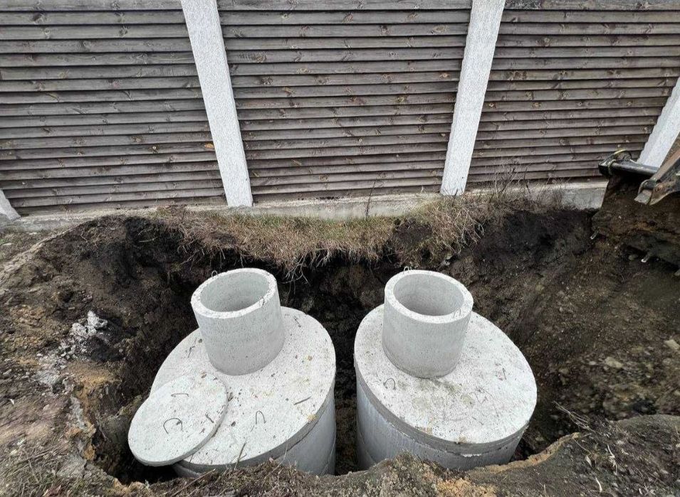 Септик, копка вигрібної ями під ключ, каналізація. 6-18 м3