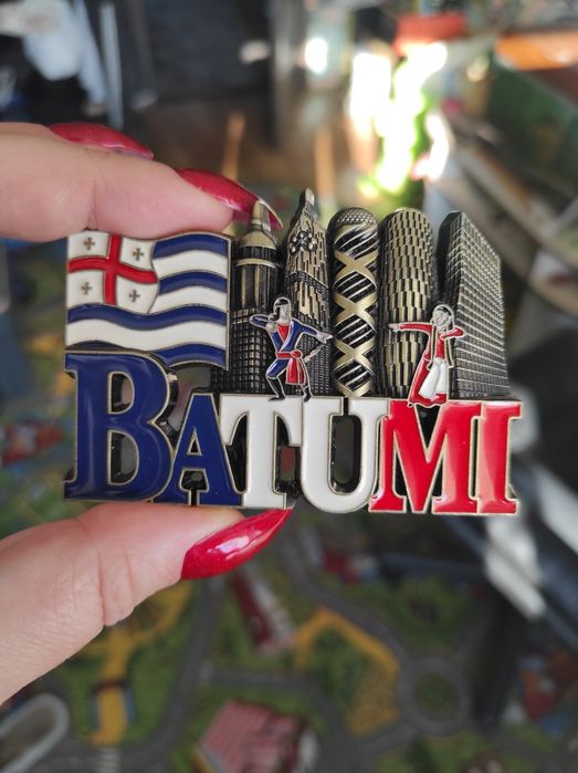 Магніт на холодильник  Бату Париж Нью-Йорк Австралія Сінгапур