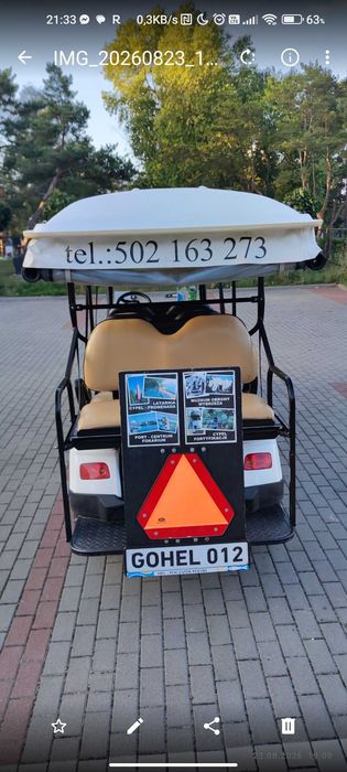 Eagle 8-osobowy, Pojazd elektryczny typu Melex, silnik 5.3KW