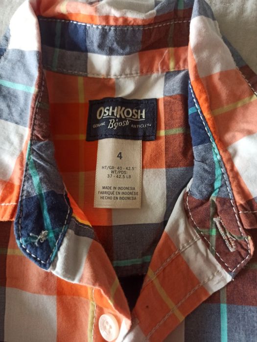 Camisas novas oshkosh para 4 anos