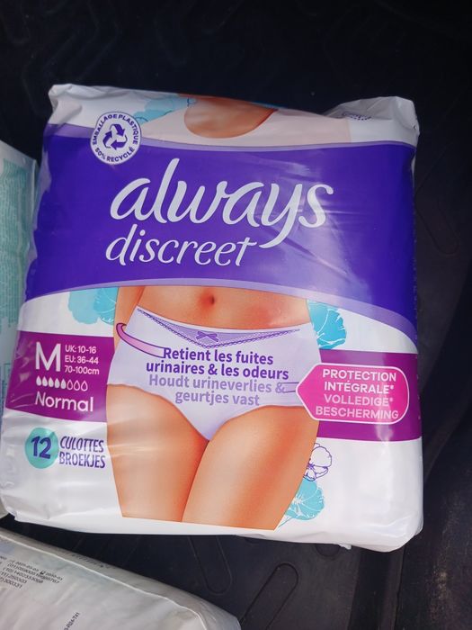 Always Discreet трусики для дорослих, розмір M (36–44), памперсні трусики