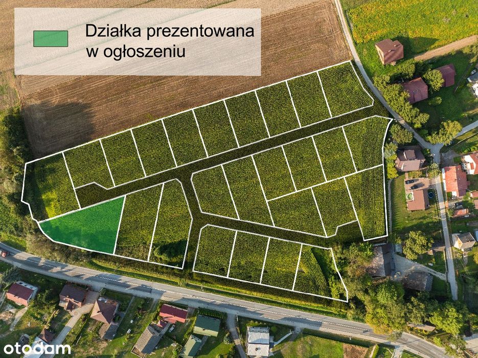 Atrakcyjna działka budowlana pod Krakowem
