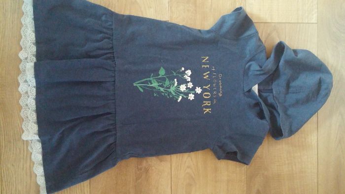 jak nowa H&M sukienka dla dziewczynki 110 116