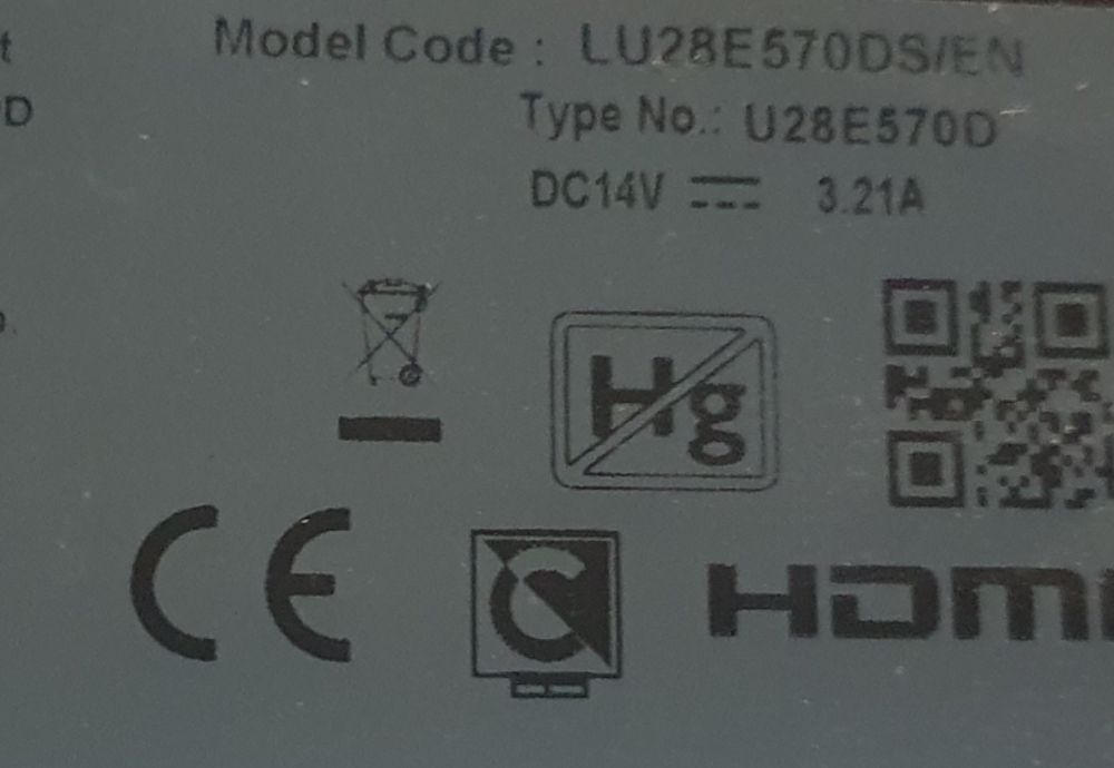 Monitor Samsung 4k 28 polegadas