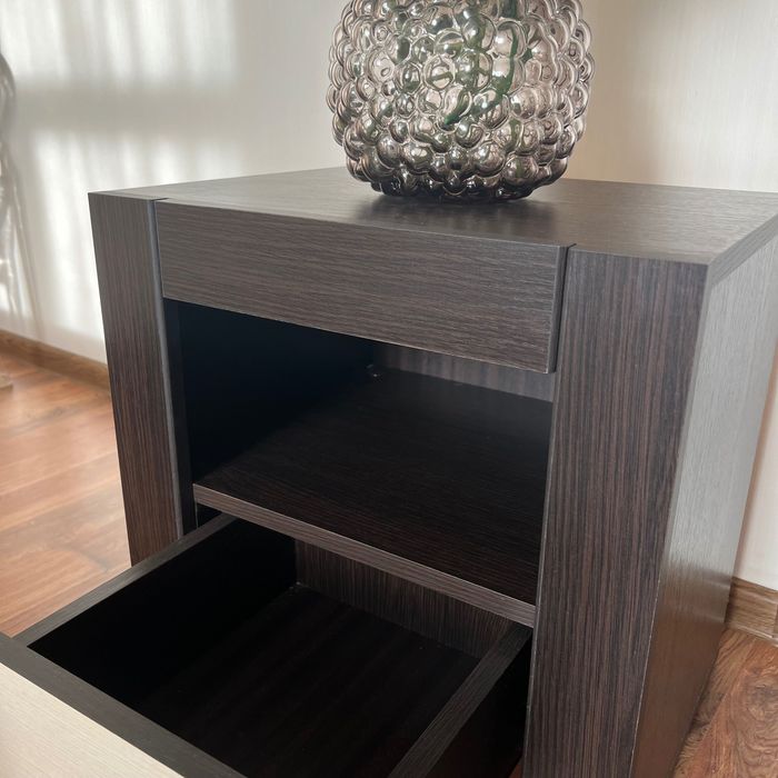 Тумба приліжкова 2 шт тумба прикроватная Венге