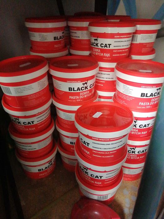 Pasta do mycia rąk 500g black cat
