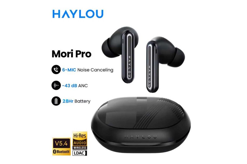 Навушники HAYLOU Mori Pro Hi-Res LDAC Adaptive Hybrid ANC Black
