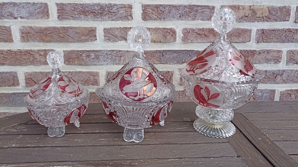 Ваза «Anna Hütte»,  хрусталь, Германия .