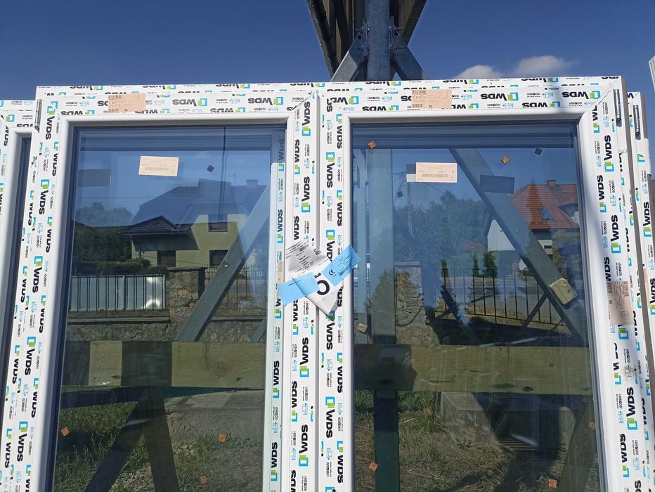 Okno tarasowe pcv 150/200 białe