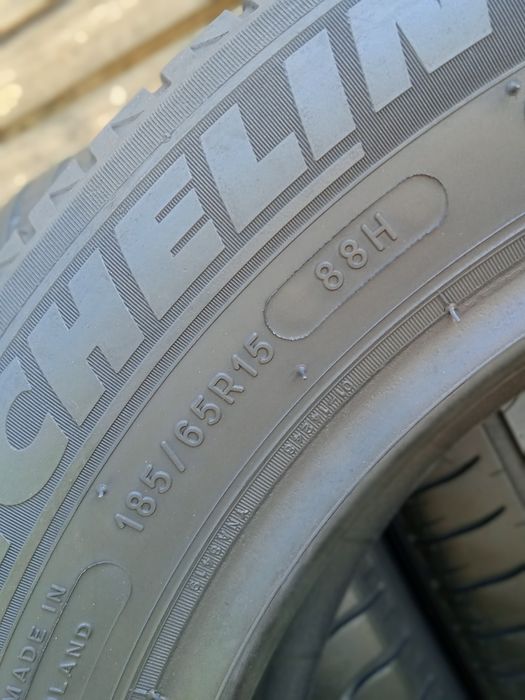 Michelin 185/65r15 комплект лето резина шины б/у склад: 1 200 грн ...