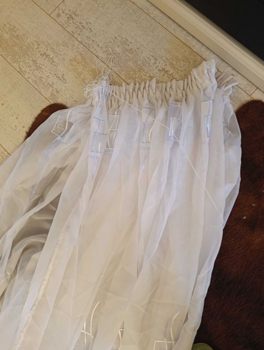 Тюль шифон 2 шт по  2.66*3,20