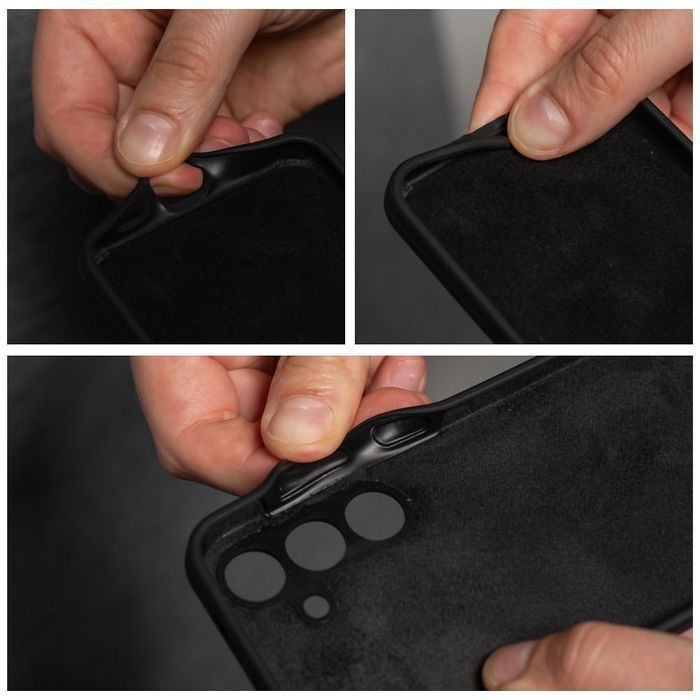 Futerał SILICONE 2mm do SAMSUNG A15 5G / A15 4G czarny