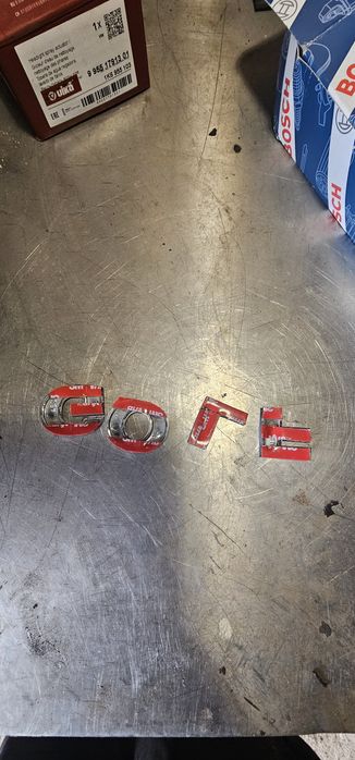 Букви GOLF  golf ГОЛЬФ