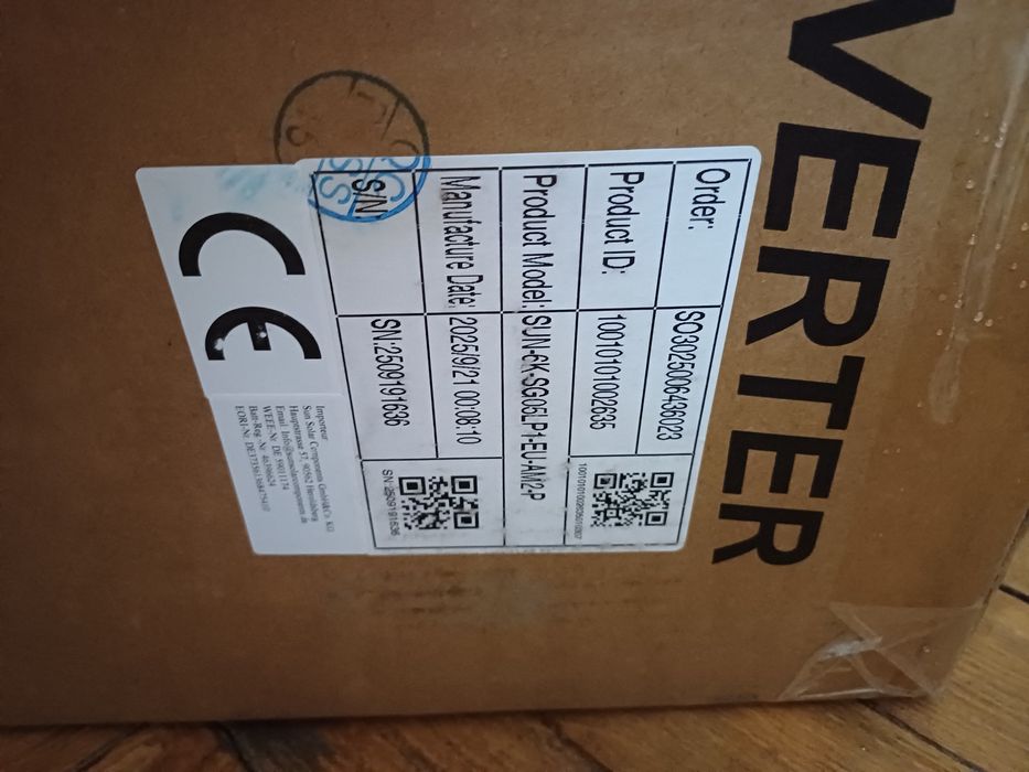 Гібридний інвертор Deye 6   кіловат