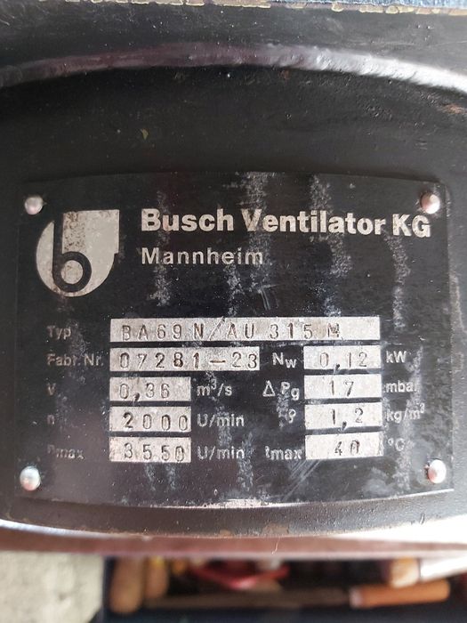 Wentylator wyciąg nawiew