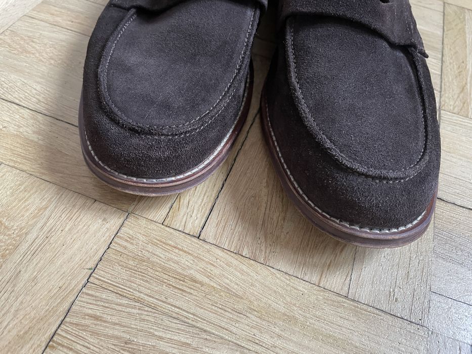 Buty mokasyny Dune zamsz skóra, 45