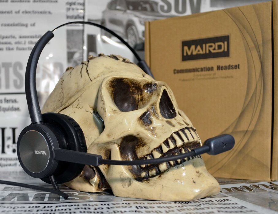 Колл Центр, новые наушники Mairdi 809DUC. Гарантия "Пешка".ОПТ.