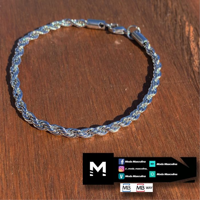 Pulseira em aço