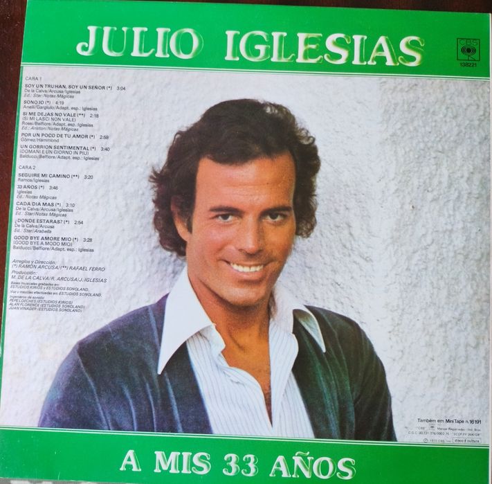 LP Vinil Júlio Iglesias