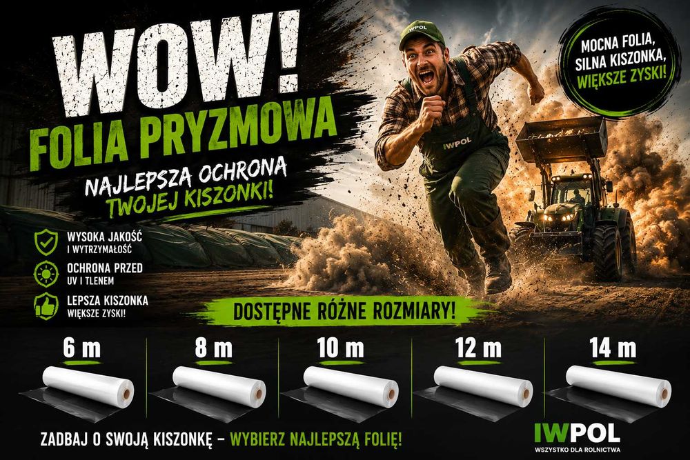 Folia pryzmowa, okrywowa, kiszonkarska 8/33