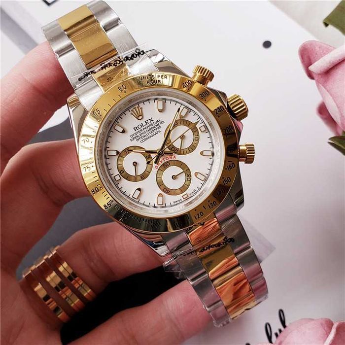 Годинник Rolex Daytona siver gold