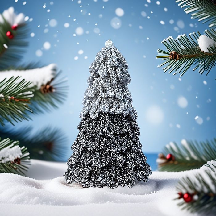 Шикарные новогодние ёлочки ручной работы