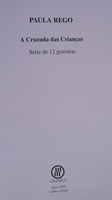 Catálogo de Paula Rego - Galeria 111