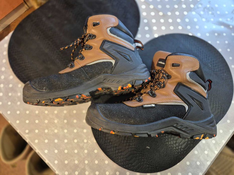 MEPPEN trzewiki ochronne S3L SR beżowo/czarne