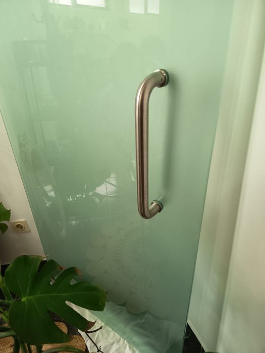 Porta de vidro temperado