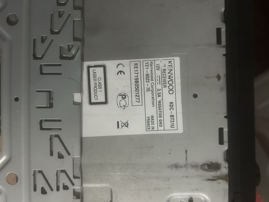 Rádio auto kenwood