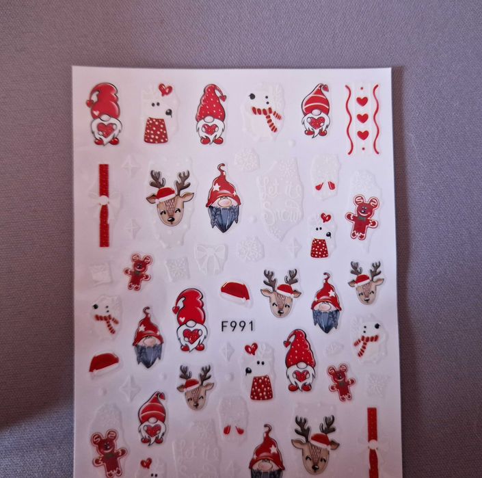 Adesivos Natal - autoadesivos para unhas