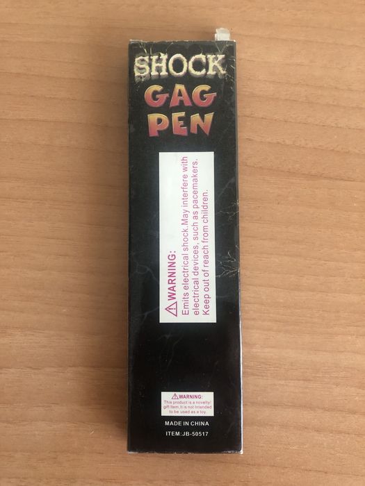 Caneta que dá choque
