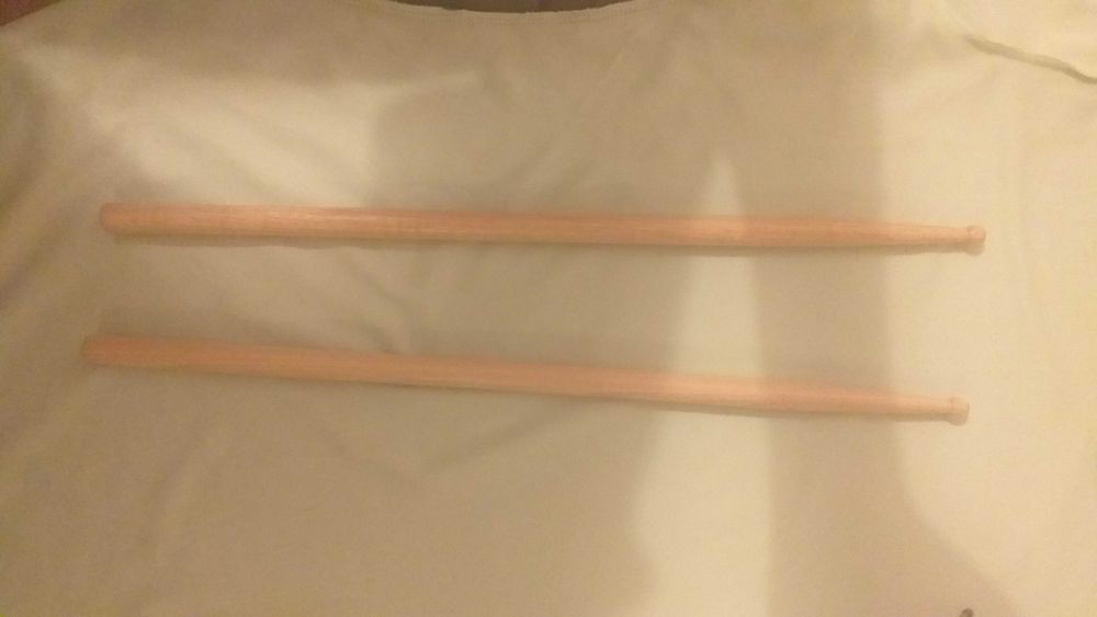 Baquetas bateria e caixa